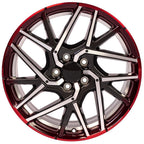 OE Wheels HD06 18x8 5x114.3 50et Gloss Gunmetal Machined Face - Two Tone Wheel - View 2