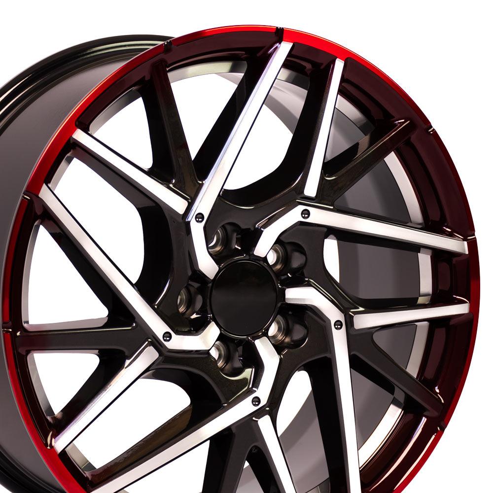 OE Wheels HD06 18x8 5x114.3 50et Gloss Gunmetal Machined Face - Two Tone Wheel