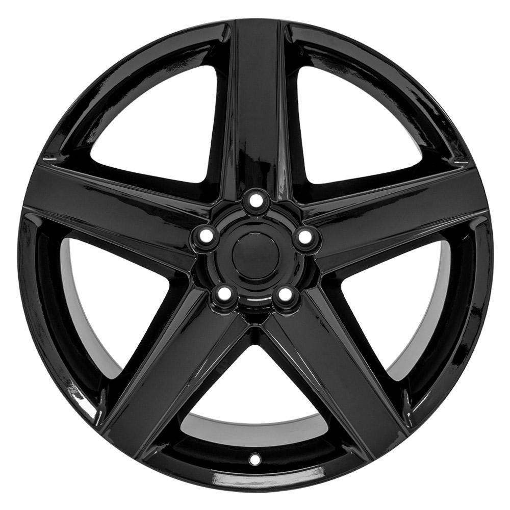 OE Wheels JP06 20x9 5x127 34et Gloss Black Wheel SS: 8537974 - View 2