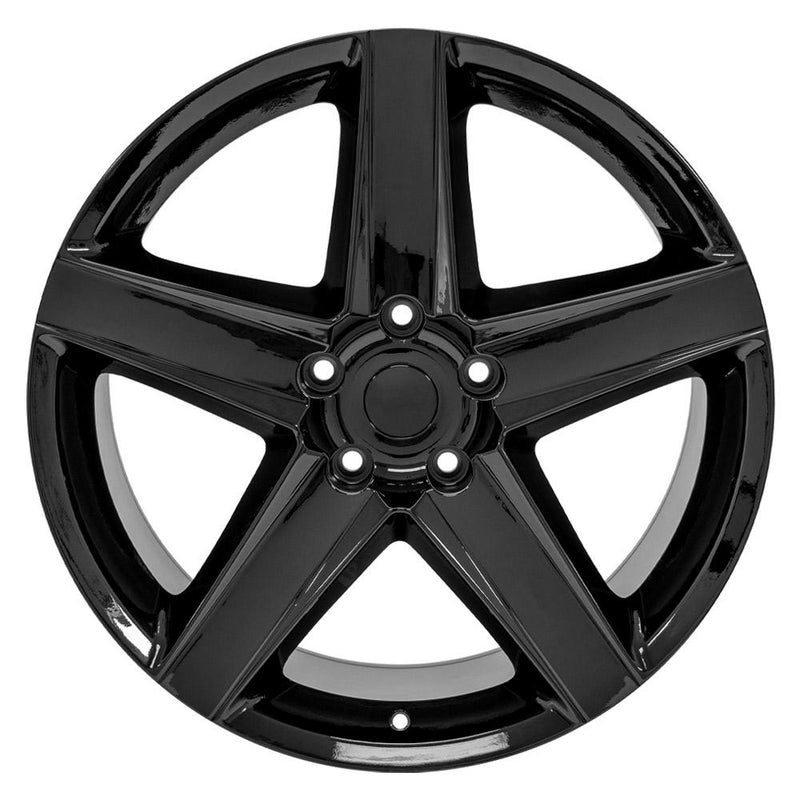 OE Wheels JP06 20x9 5x127 34et Gloss Black Wheel SS: 8537974 - View 2