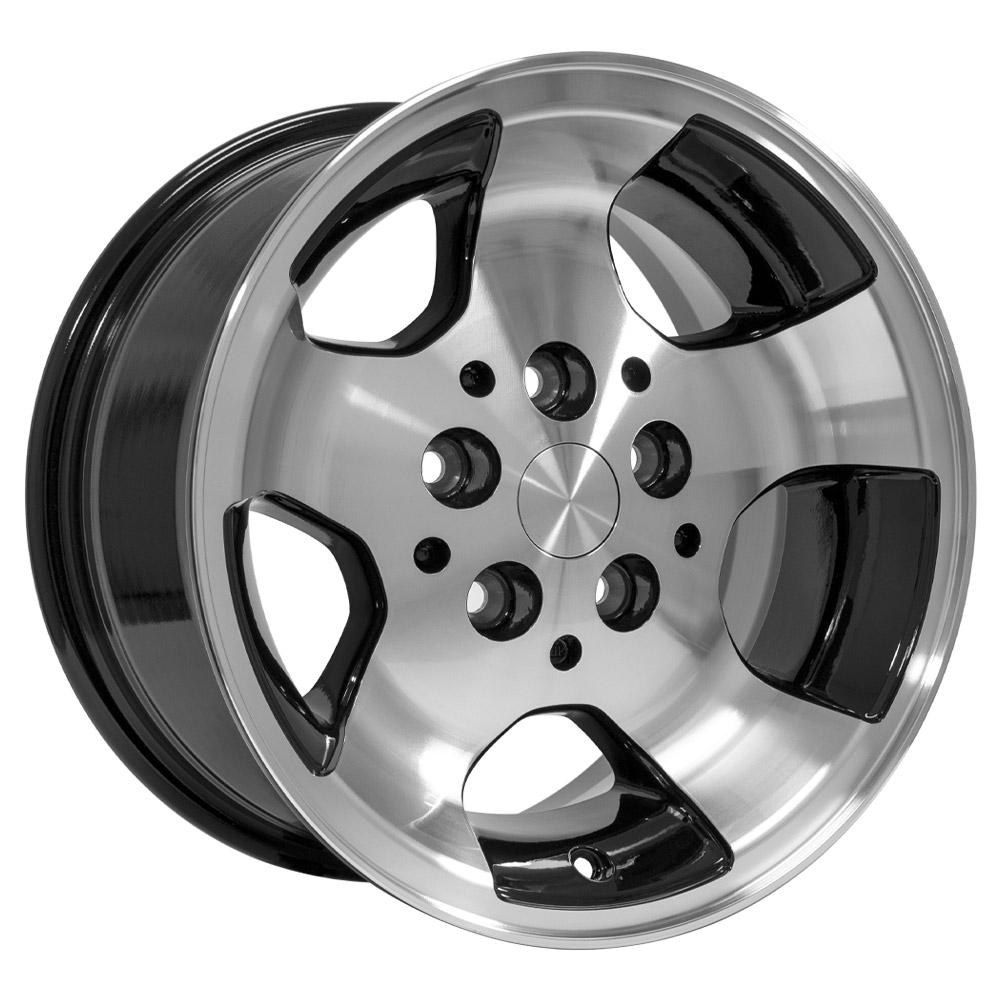 OE Wheels JP08 15x8 5x114.3 25.4et Gloss Black Machined Wheel - View 3