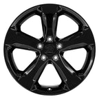 OE Wheels JP28 20x8.5 5x127 50et Gloss Black Wheel - View 2