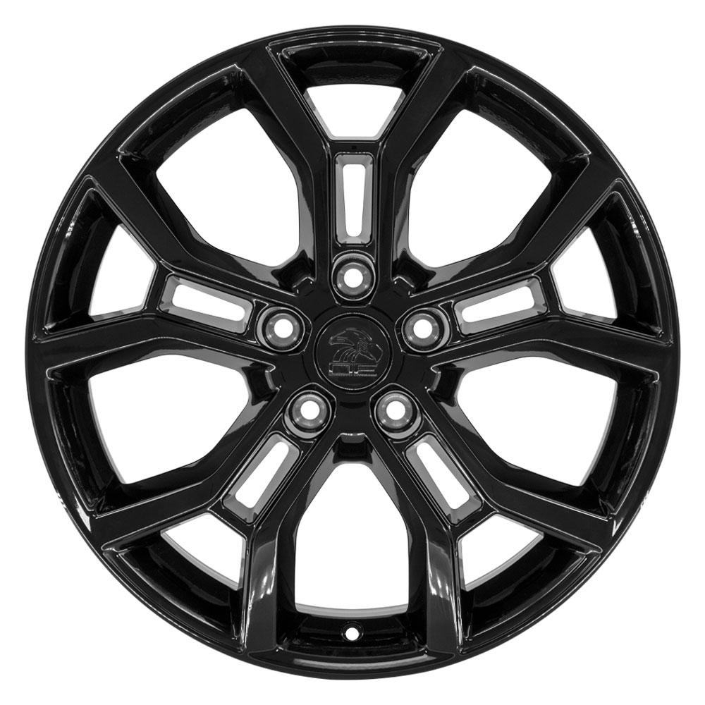 OE Wheels JP29 20x8.5 5x127 50et Gloss Black Wheel - View 2