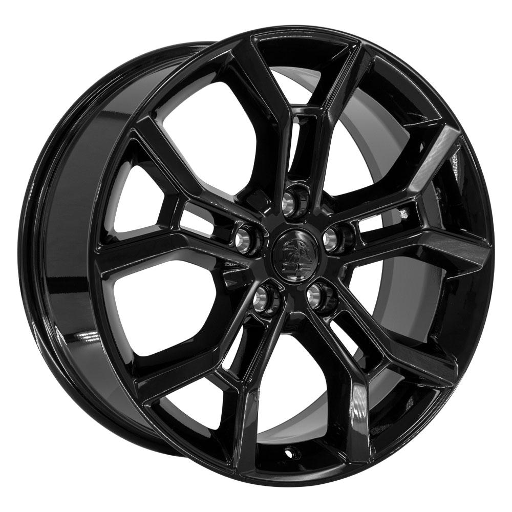 OE Wheels JP29 20x8.5 5x127 50et Gloss Black Wheel - View 3