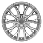 OE Wheels JP30 20x8.5 5x127 50et Gloss Hyper Silver Wheel - View 2