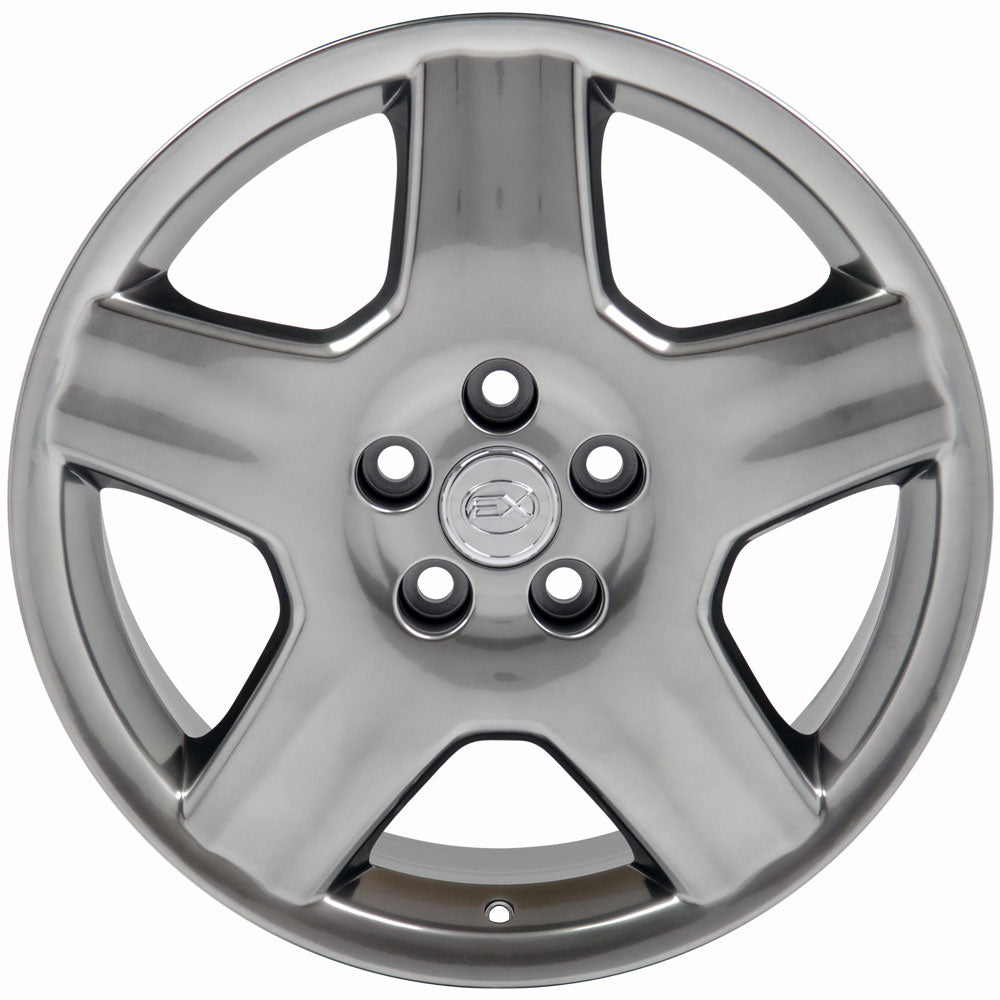 OE Wheels LX02 18x7.5 5x114.3 45et Gloss Hyper Black Wheel - View 3