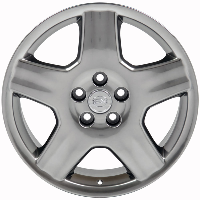 OE Wheels LX02 18x7.5 5x114.3 45et Gloss Hyper Black Wheel - View 3