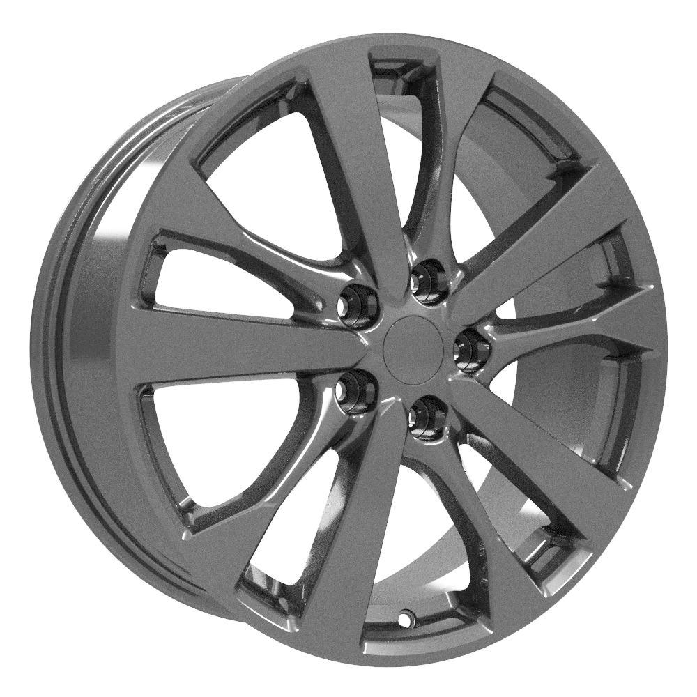 OE Wheels NS30 18x7.5 5x114.3 55et Gloss Gunmetal Wheel - View 3