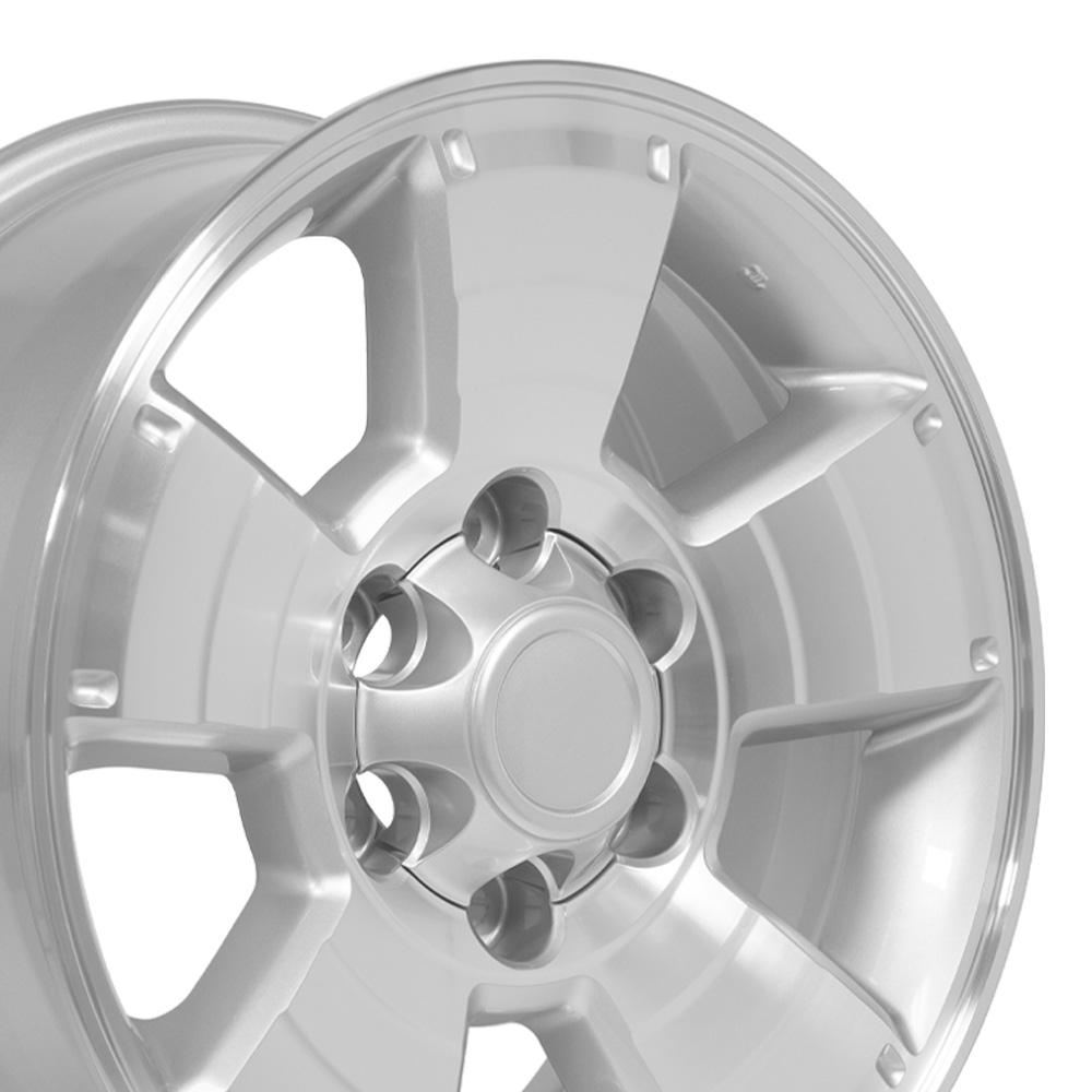 OE Wheels TY09 17x7.5 6x139.7 30et Gloss Silver Machined Wheel