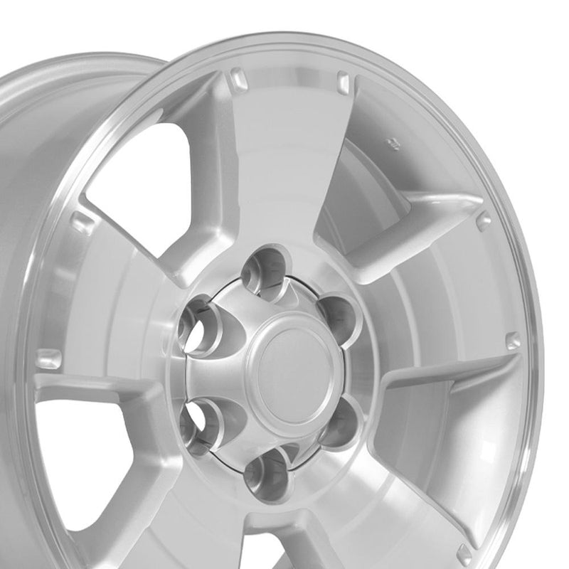 OE Wheels TY09 17x7.5 6x139.7 30et Gloss Silver Machined Wheel