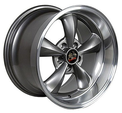 OE Wheels FR01 17x10.5 5x114.3 27et Gloss Anthracite Machined Lip Wheel - View 2