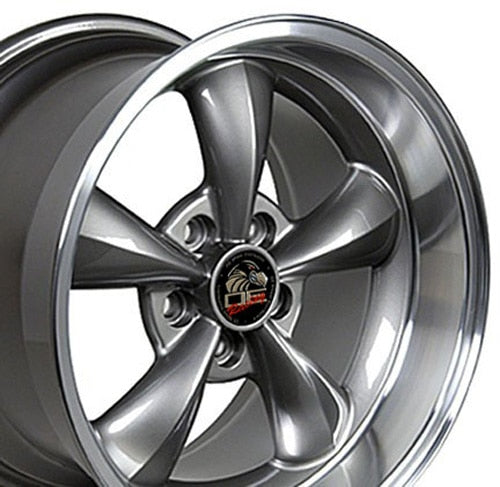 OE Wheels FR01 17x10.5 5x114.3 27et Gloss Anthracite Machined Lip Wheel