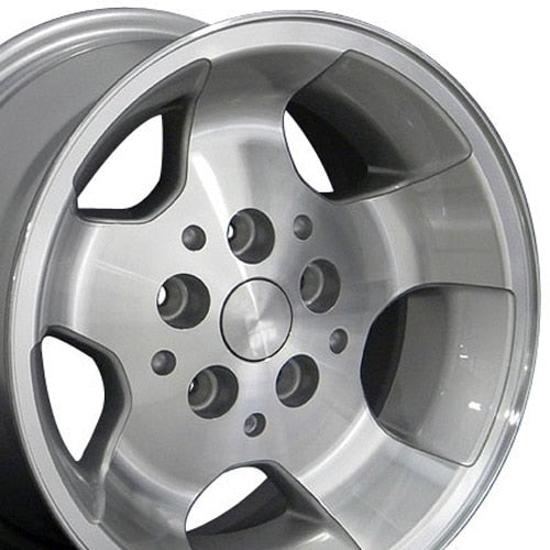OE Wheels JP08 15x8 5x114.3 25.4et Gloss Silver Machined Wheel