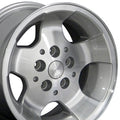 OE Wheels JP08 15x8 5x114.3 25.4et Gloss Silver Machined Wheel