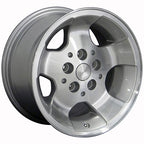 OE Wheels JP08 15x8 5x114.3 25.4et Gloss Silver Machined Wheel - View 2